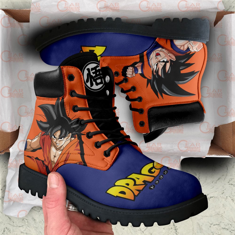 Dragon Ball Goku Boots Anime Custom Shoes