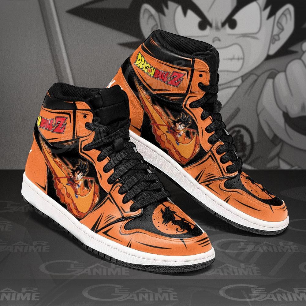 Dragon Ball Goku Flying Nimbus Anime Shoes, Air Jordan Hightop