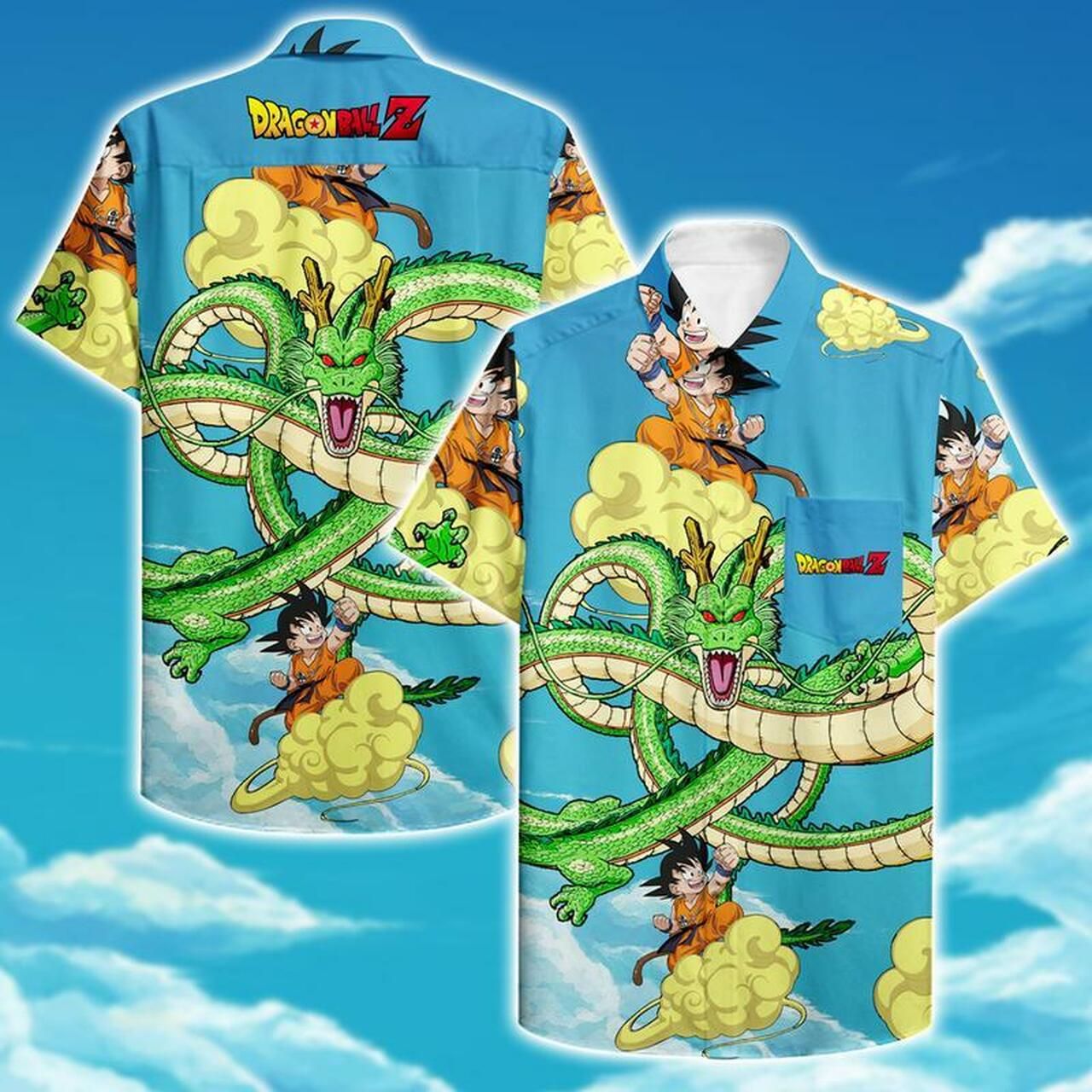 Dragon Ball Goku Hawaii Hawaiian Shirt Fashion Tourism For Men Women Shirt3175