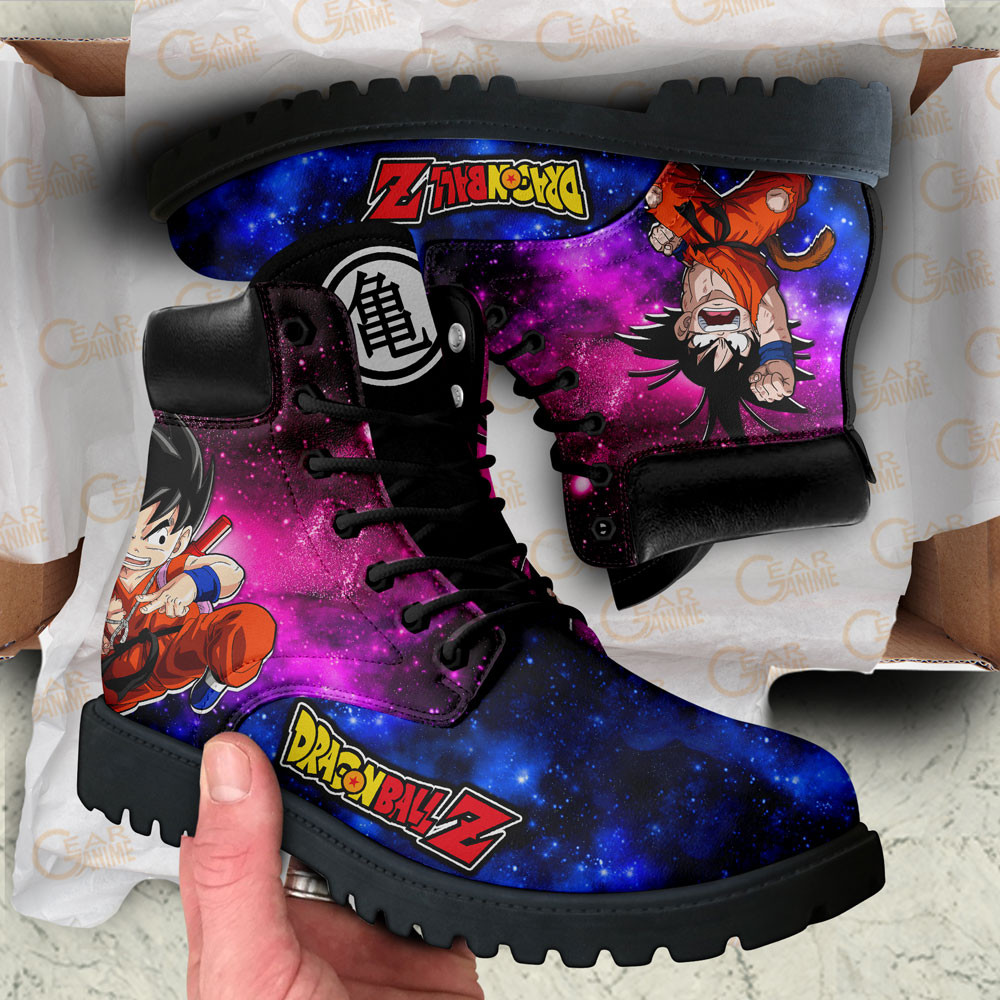 Dragon Ball Goku Kid Boots Anime Custom Shoes Galaxy Style