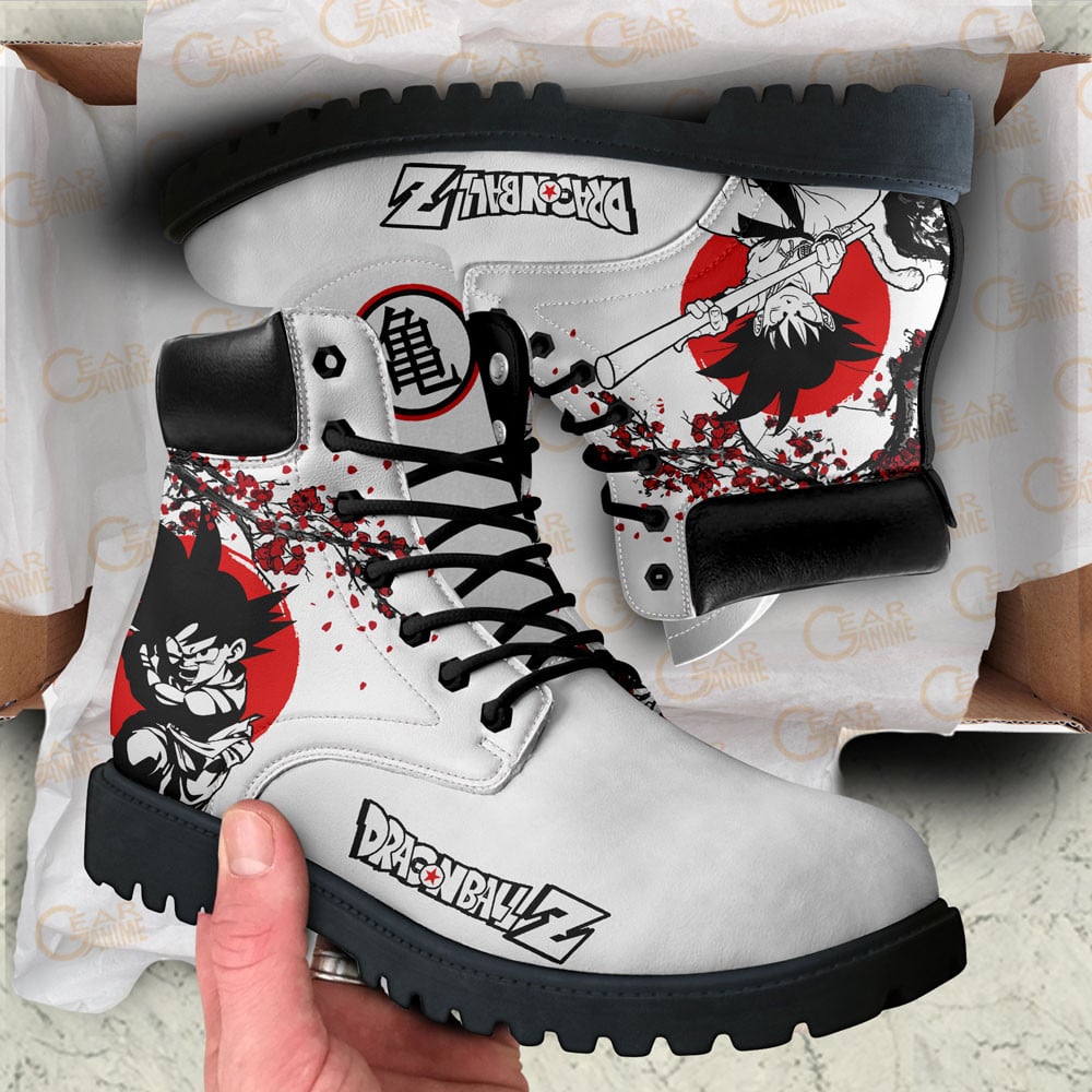 Dragon Ball Goku Kid Boots Anime Custom Shoes Japan Style