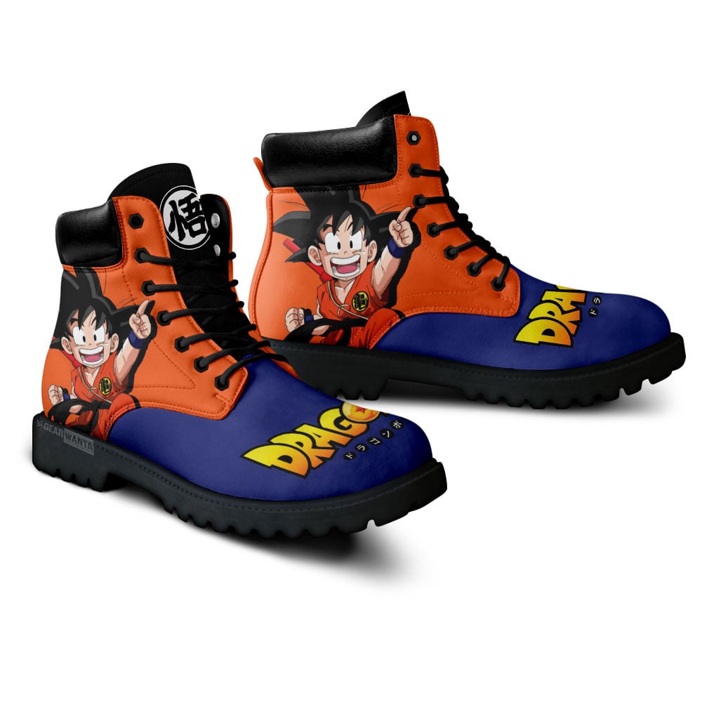 Dragon Ball Goku Kid Boots Anime Custom Shoes