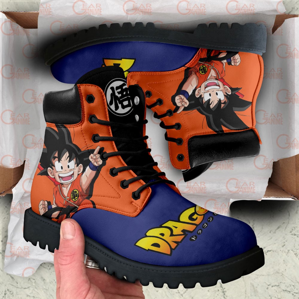 Dragon Ball Goku Kid Boots Anime Custom Shoes