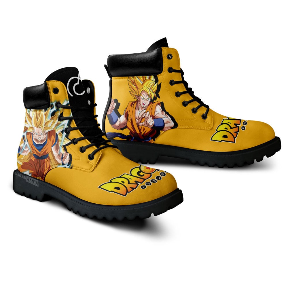 Dragon Ball Goku Super Saiyan Boots Anime Custom Shoes