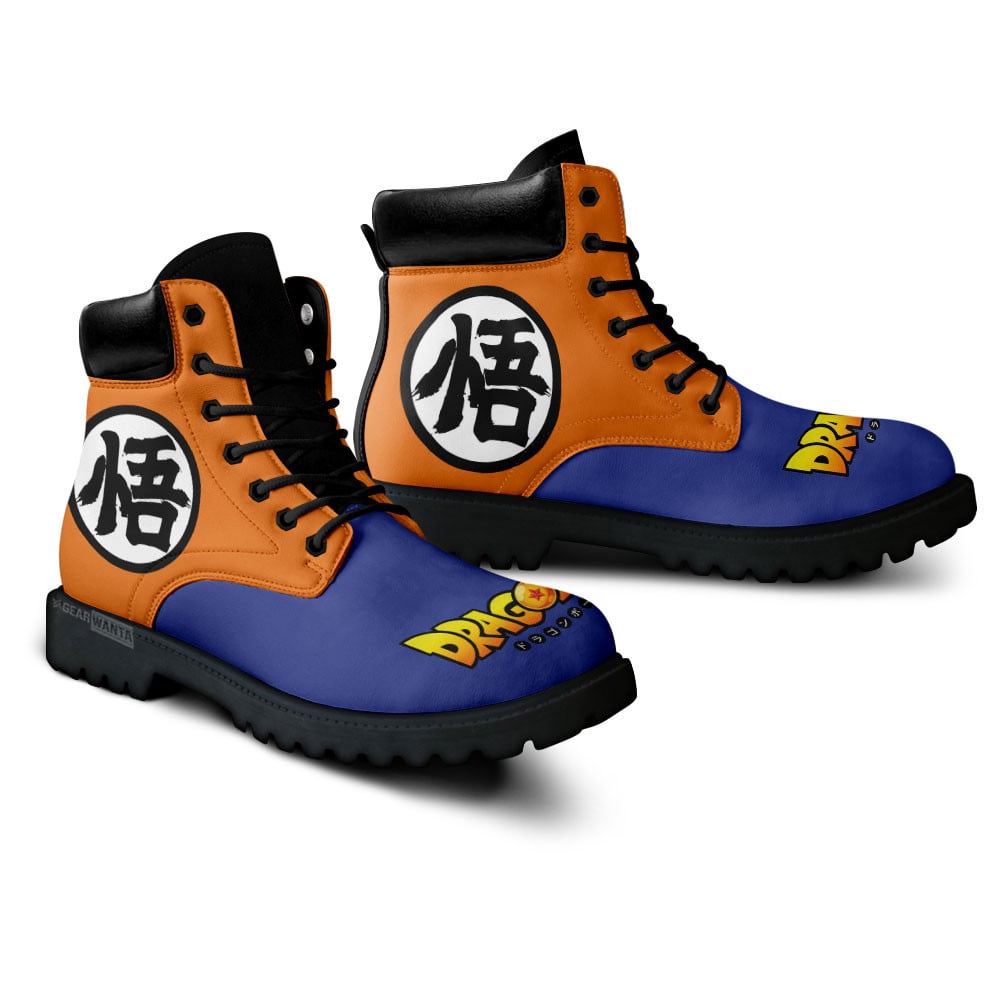 Dragon Ball Goku Symbol Boots Anime Custom Shoes