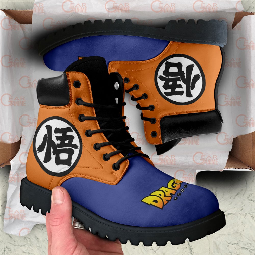 Dragon Ball Goku Symbol Boots Anime Custom Shoes