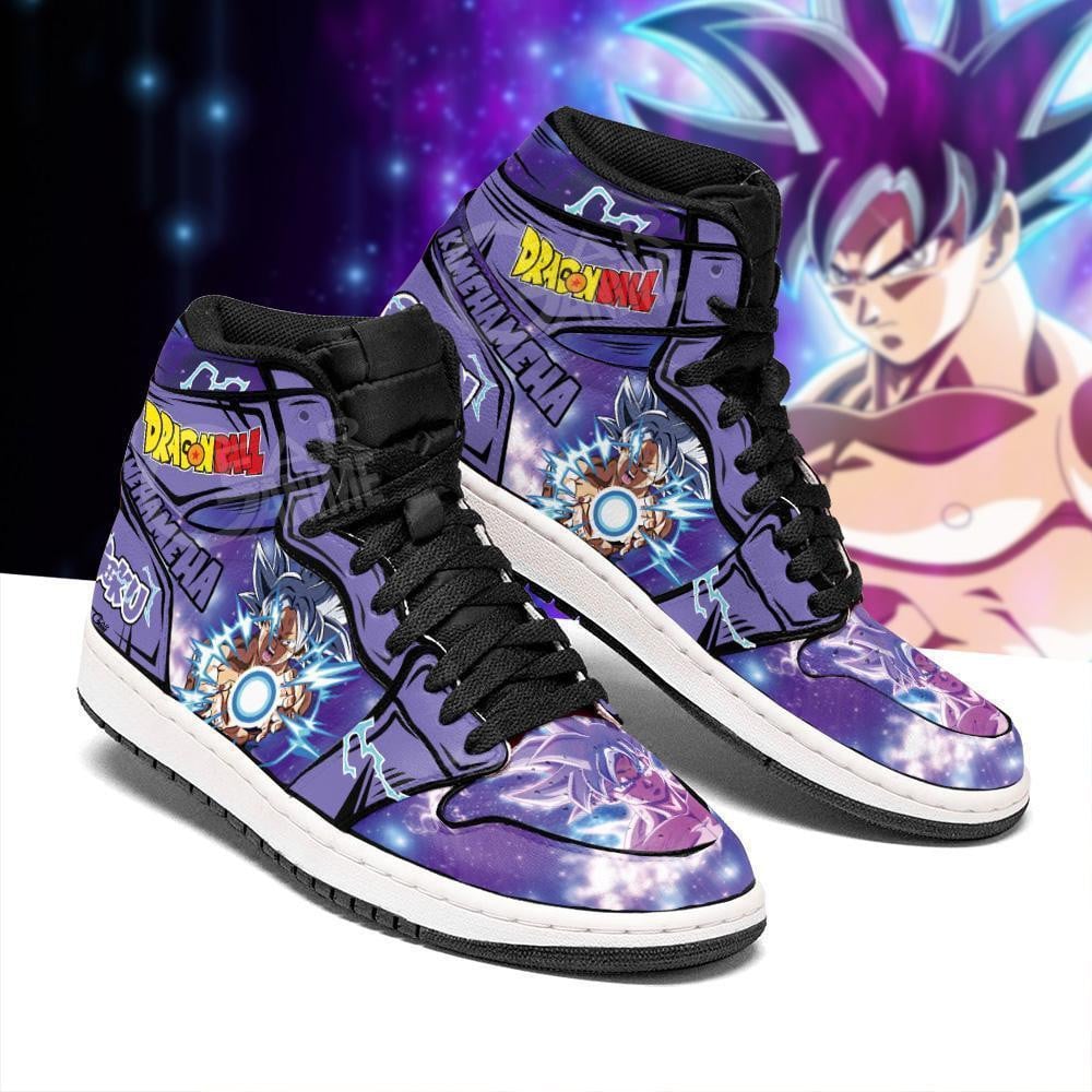 Dragon Ball Goku Ultra Instinct Anime Shoes For Fans, Air Jordan Hightop