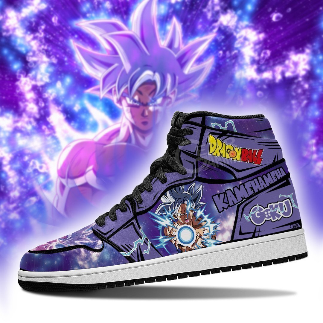 Dragon Ball Goku Ultra Instinct Anime Shoes For Fans, Air Jordan Hightop