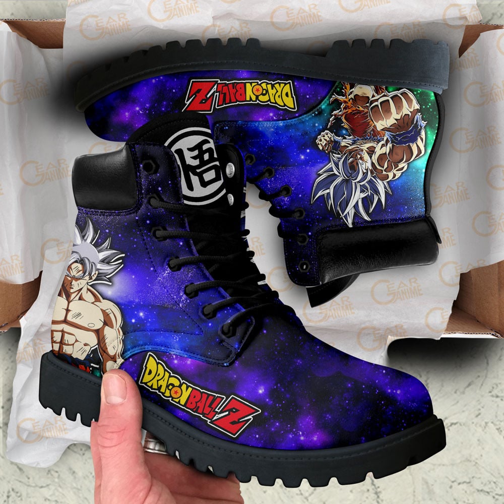 Dragon Ball Goku Ultra Instinct Boots Anime Custom Shoes Galaxy Style