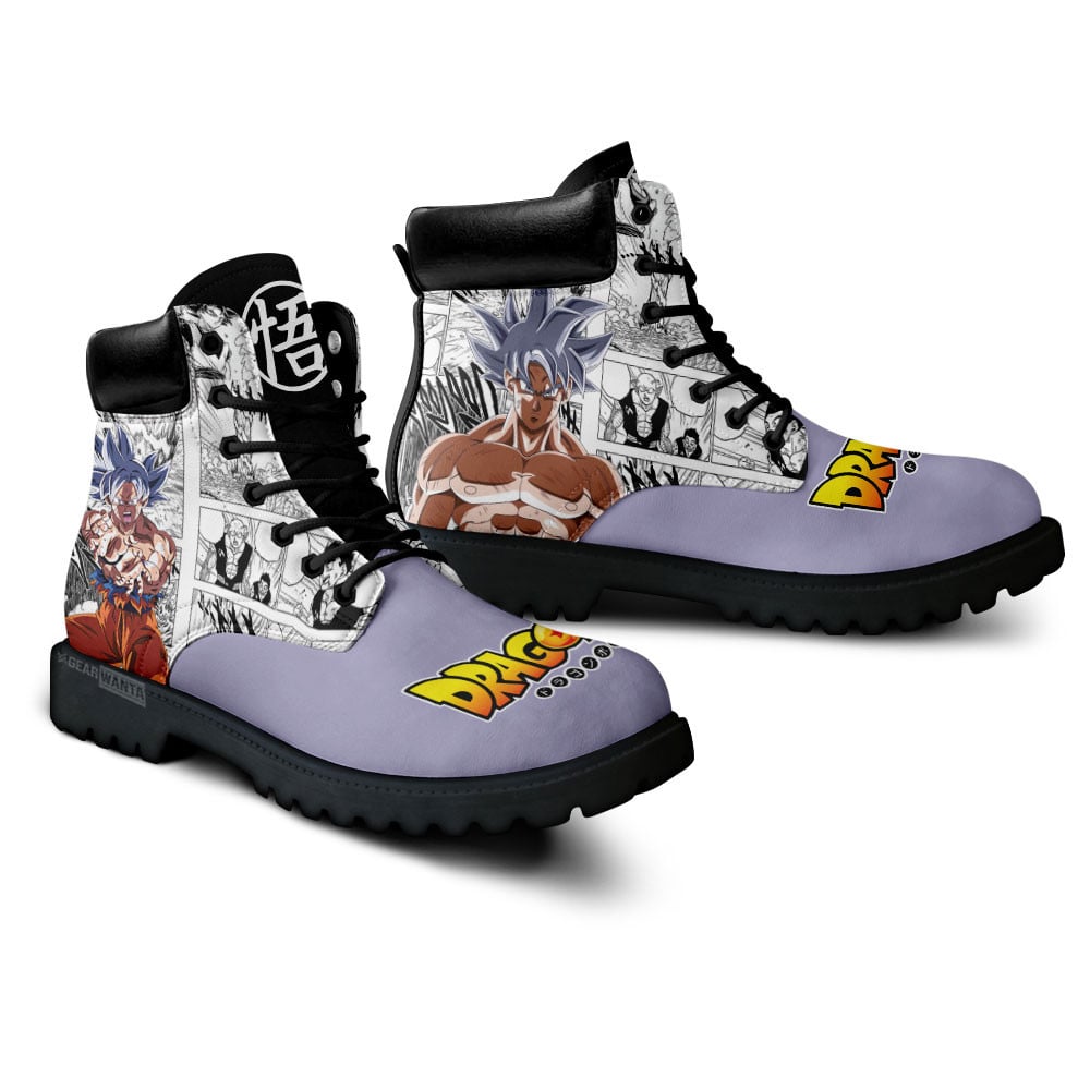 Dragon Ball Goku Ultra Instinct Boots Custom Manga Anime Shoes