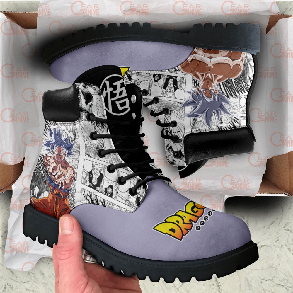 Dragon Ball Goku Ultra Instinct Boots Custom Manga Anime Shoes