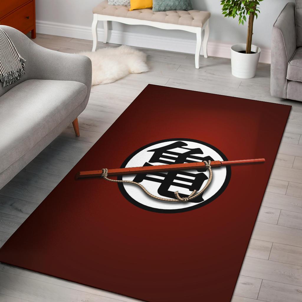 Dragon Ball Kame Logo Area Rectangle Rug