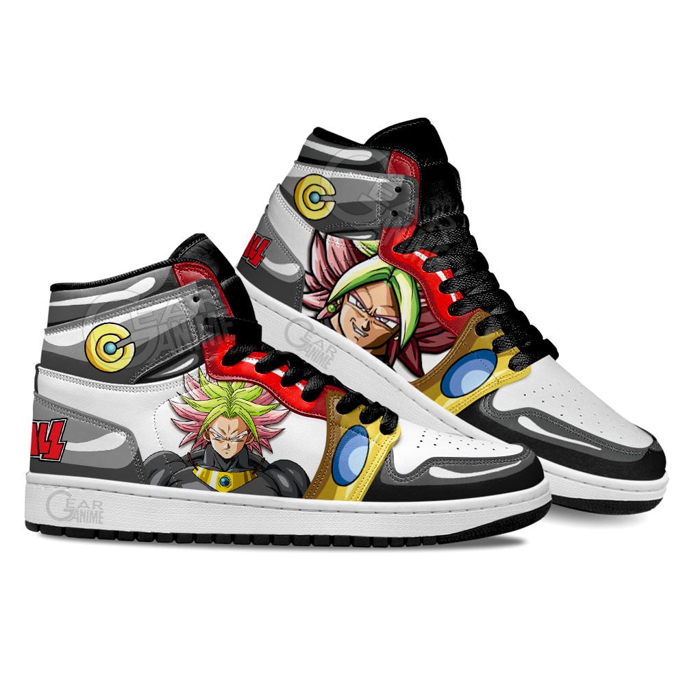 Dragon Ball Karoly Black Shoes For Anime Fans, Air Jordan Hightop