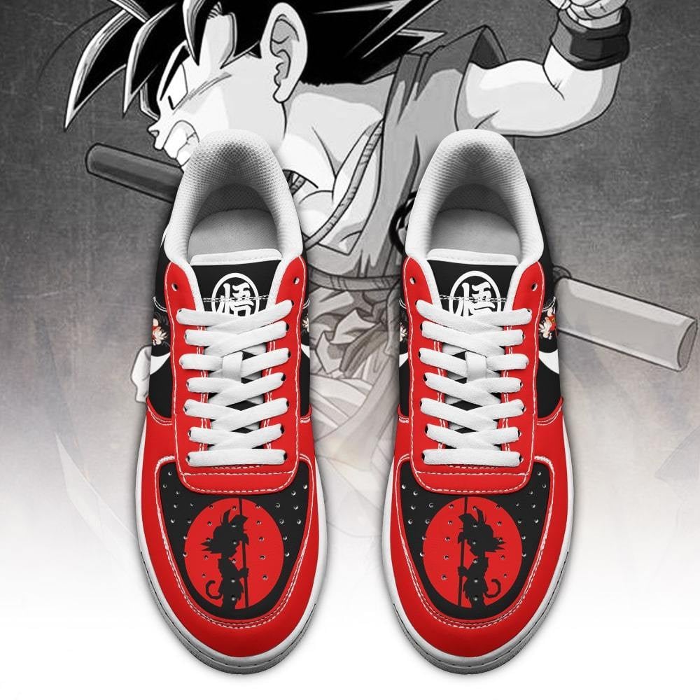 Dragon Ball Kid Goku Anime Air Sneakers Custom Just Do It