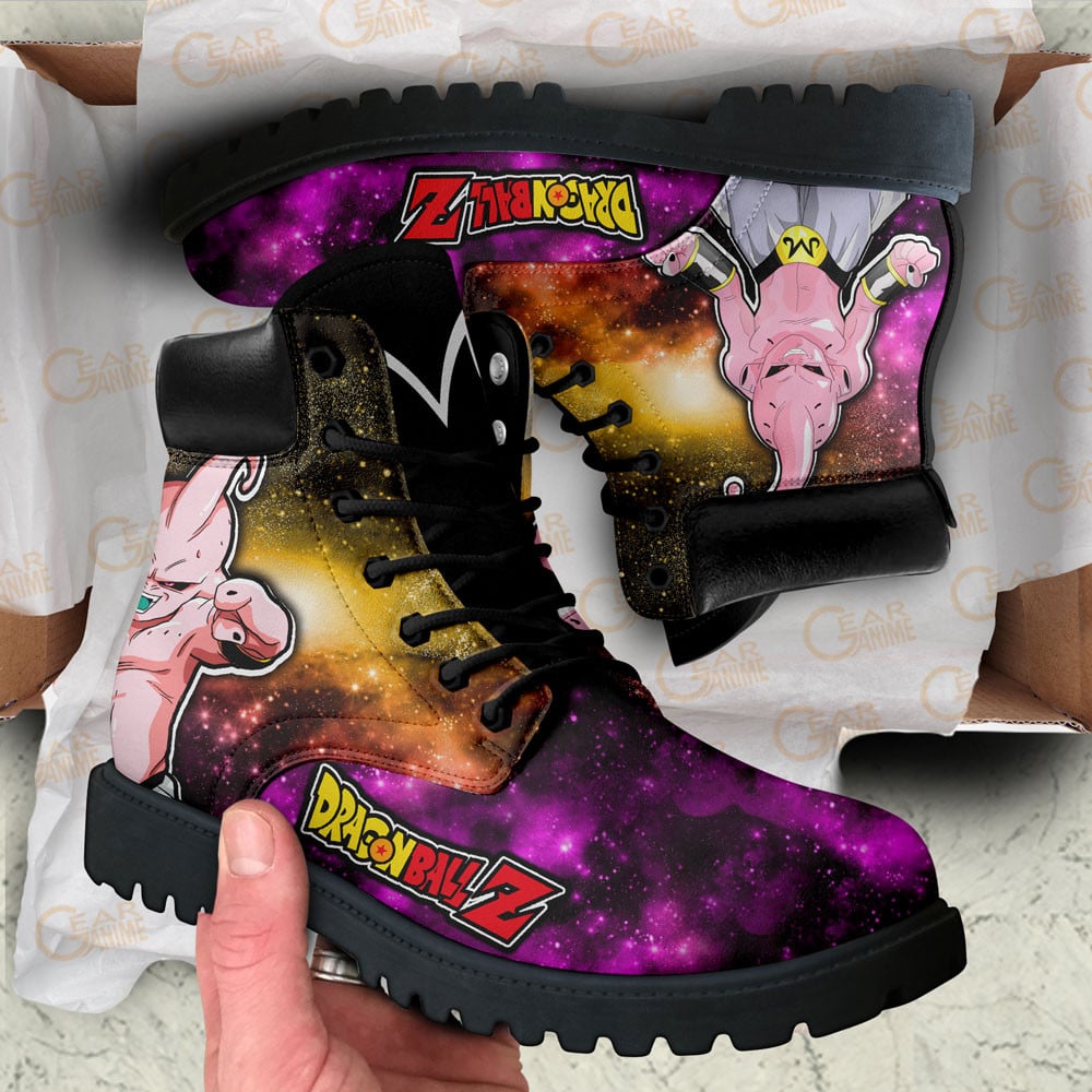 Dragon Ball Majin Buu Boots Anime Custom Shoes Galaxy Style