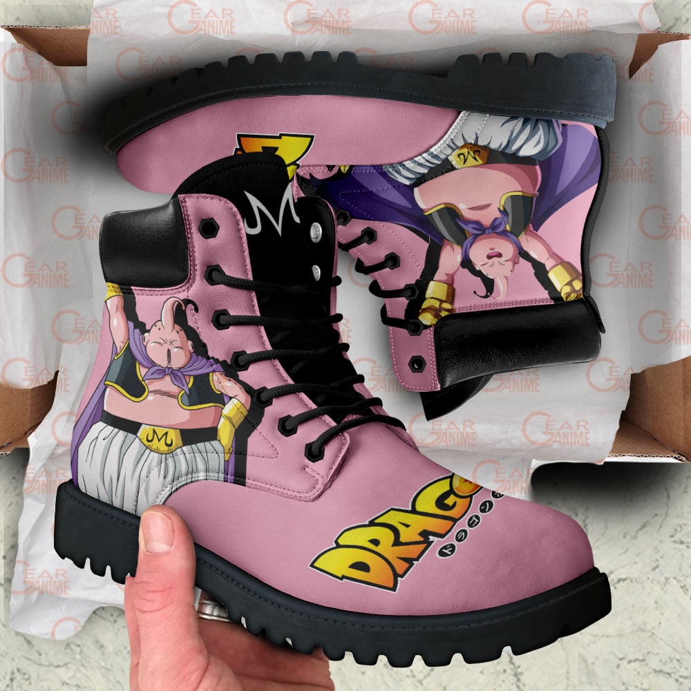 Dragon Ball Majin Buu Boots Anime Custom Shoes