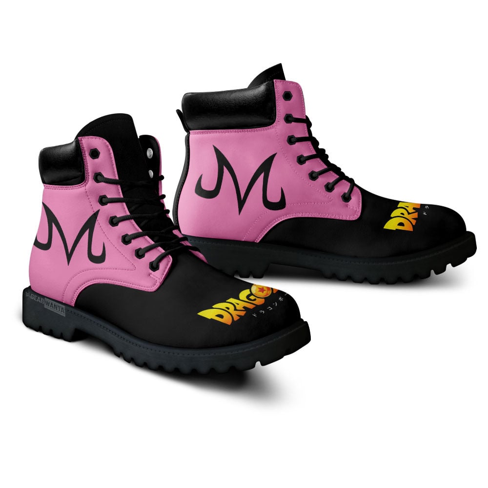 Dragon Ball Majin Buu Symbol Boots Anime Custom Shoes