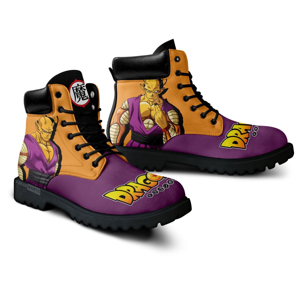 Dragon Ball Orange Piccolo Boots Anime Custom Shoes