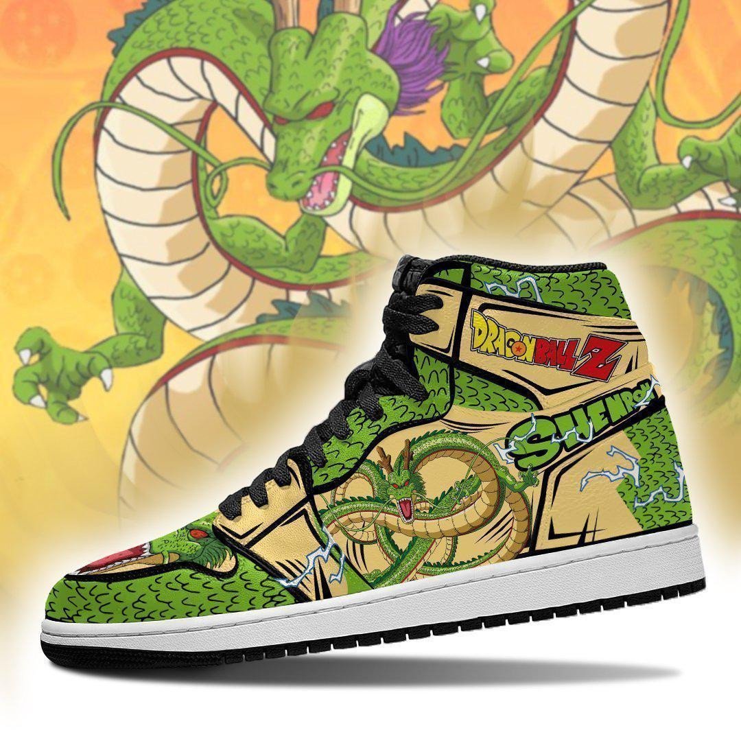 Dragon Ball Shenron Anime JD1s Sneakers For Fans, Air Jordan Hightop
