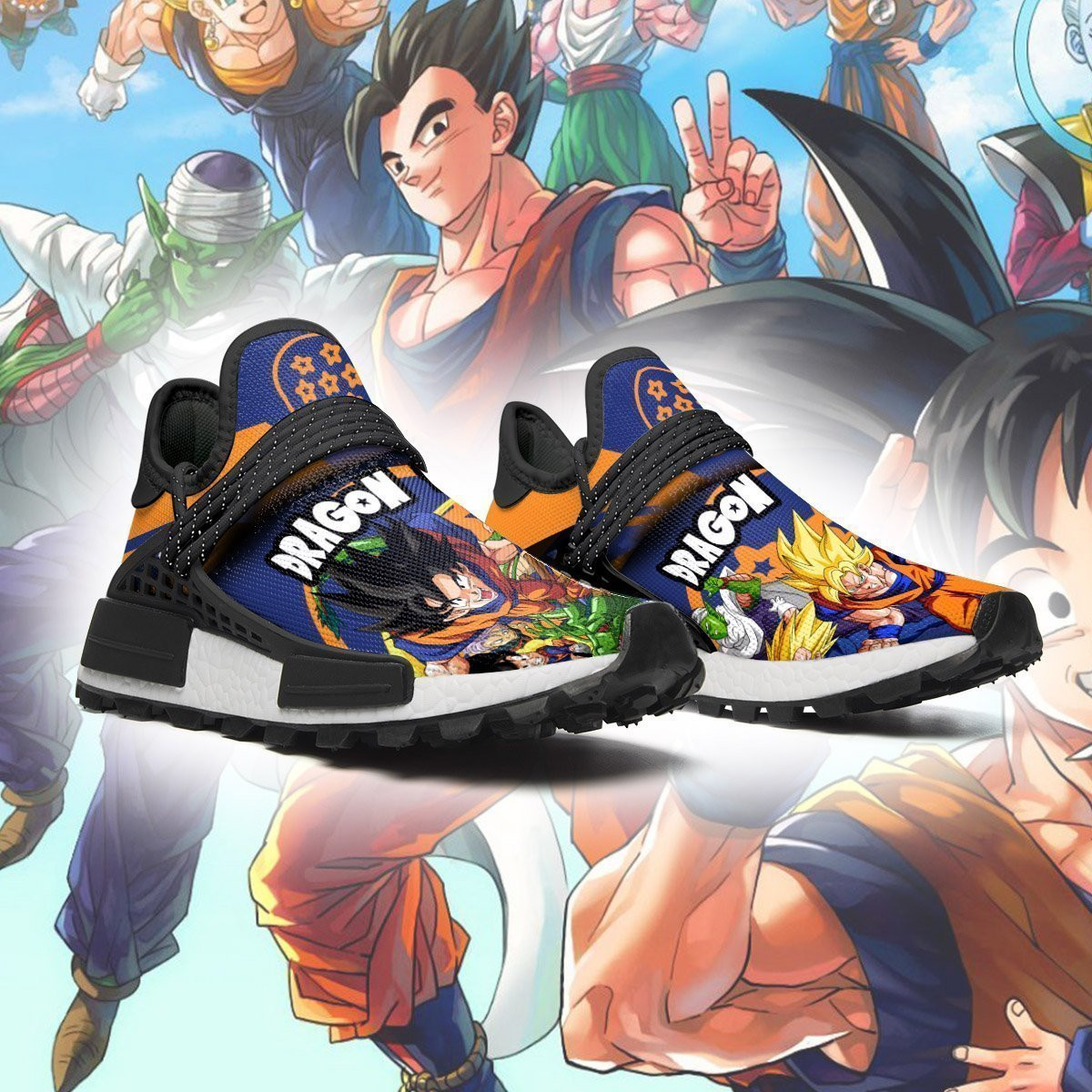 Dragon Ball Shoes Characters Anime Sneakers, NMD Shoes