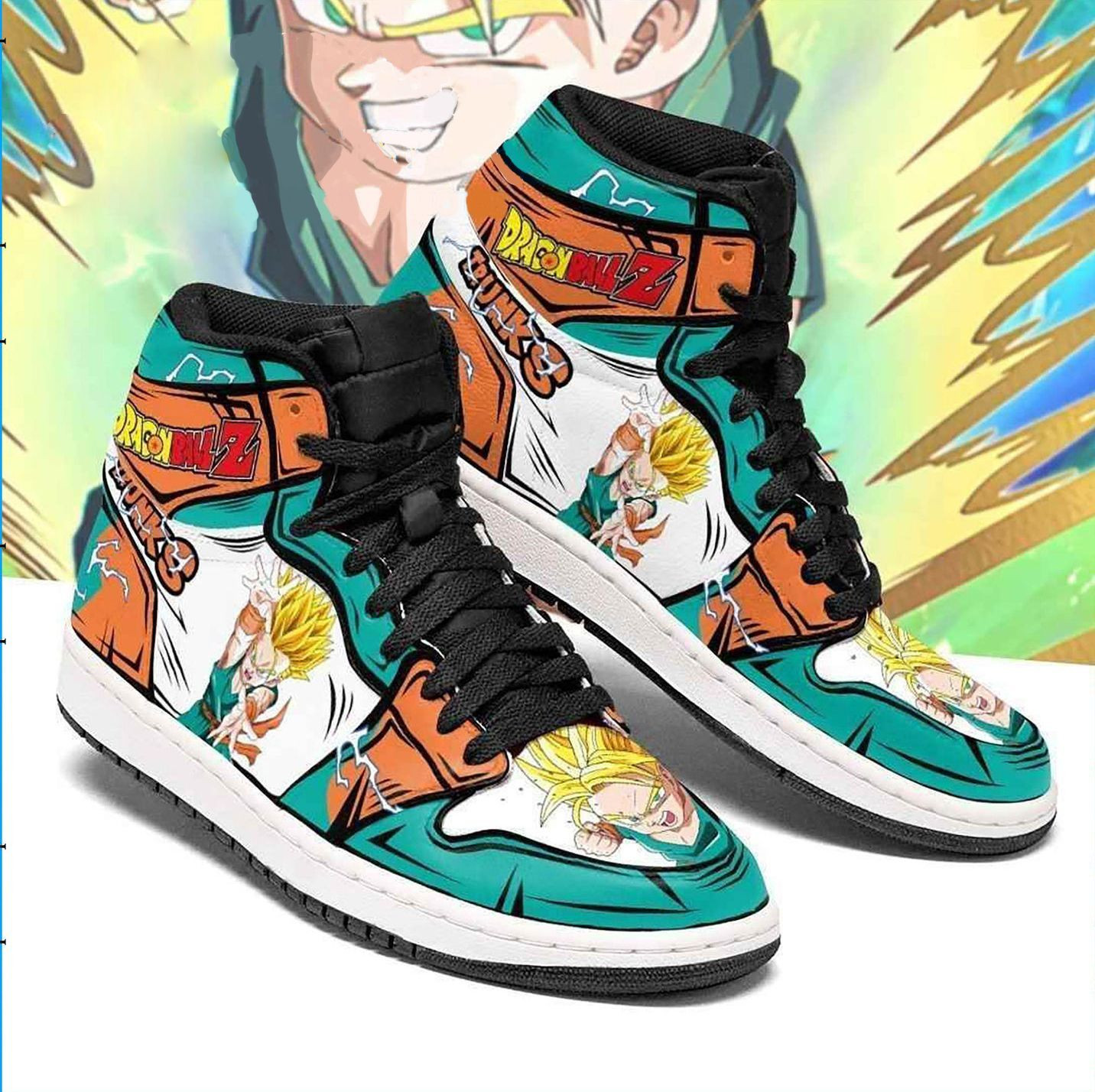 Dragon Ball Super Dragon Ball Z Anime 1 High Top Air Jordan Sneaker, Air Jordan Hightop