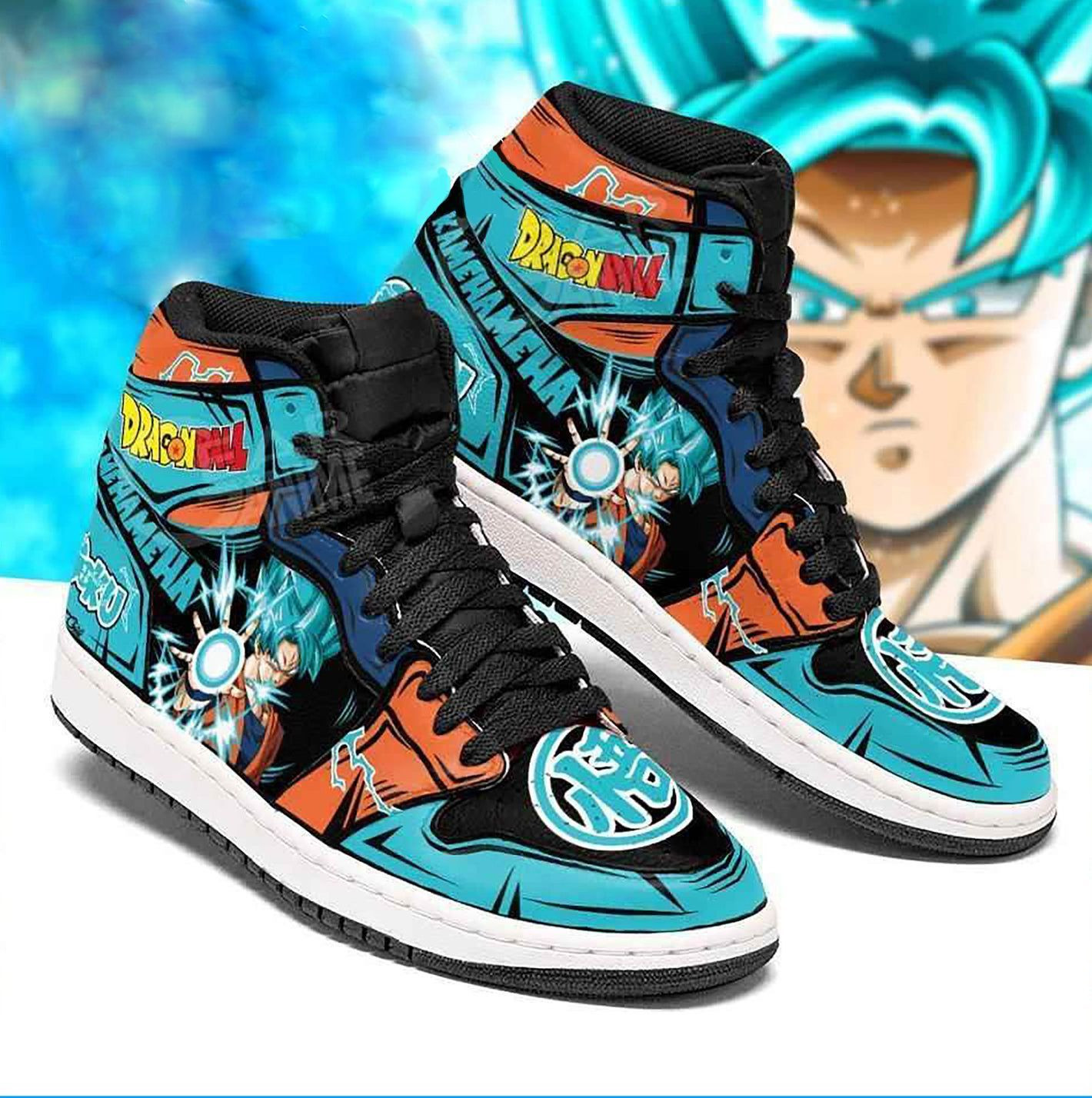 Dragon Ball Super Dragon Ball Z Anime 2 High Top Air Jordan Sneaker, Air Jordan Hightop