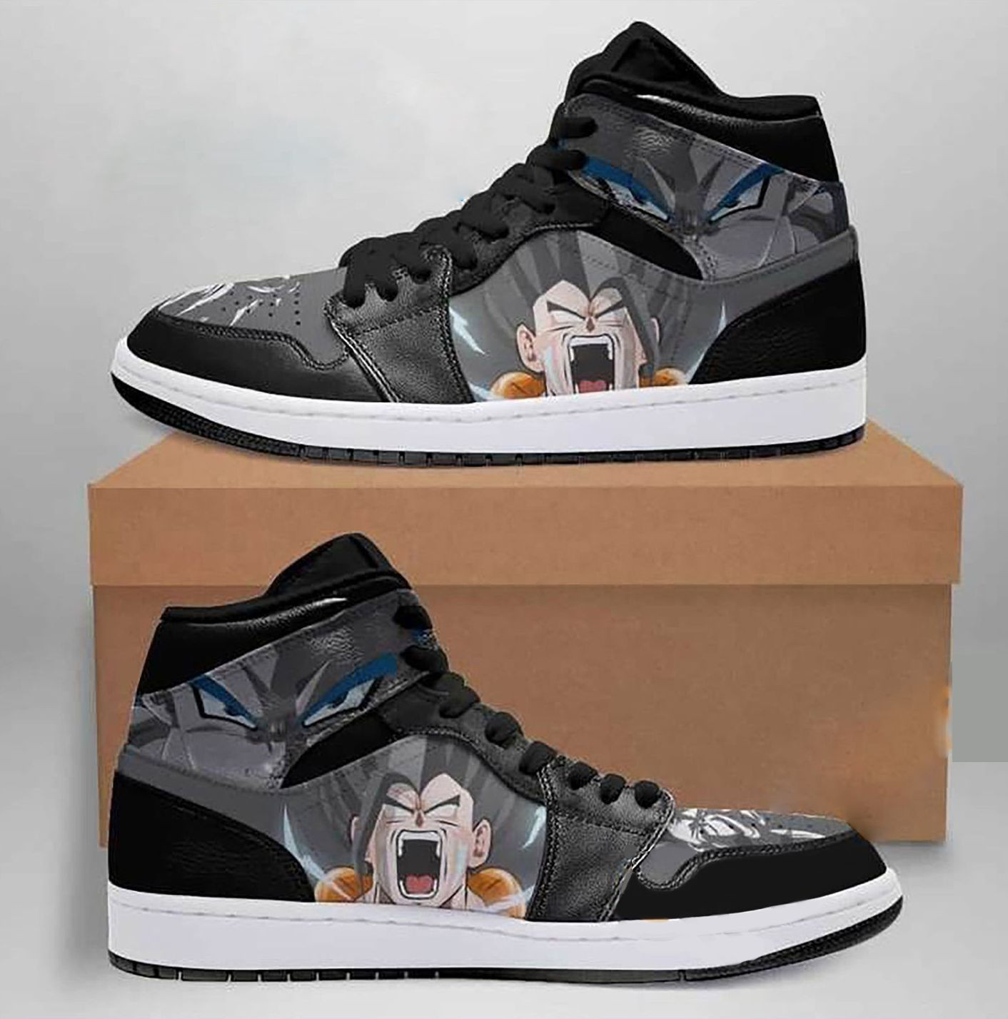 Dragon Ball Super Dragon Ball Z Anime 8 High Top Air Jordan Sneaker, Air Jordan Hightop