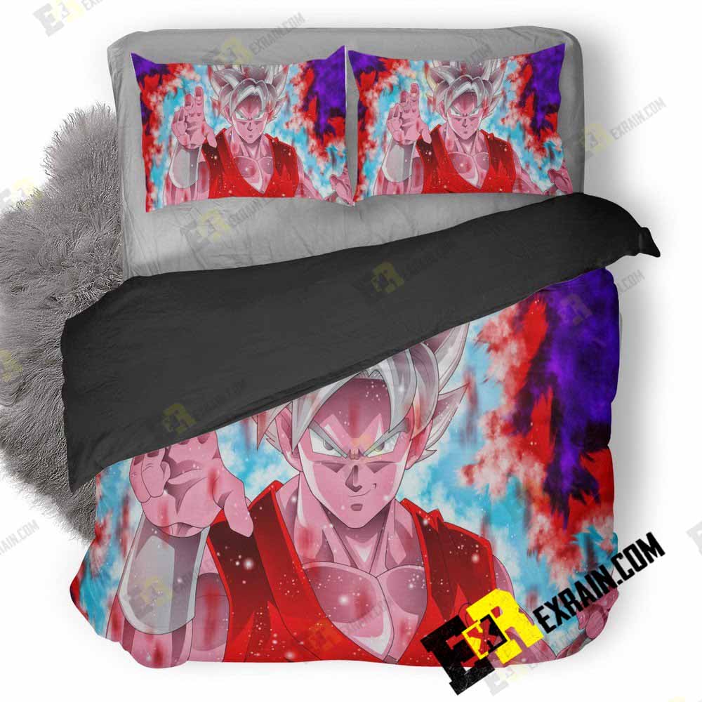 Dragon Ball Super Goku 6R 3D Customized Duvet Cover Bedding Set