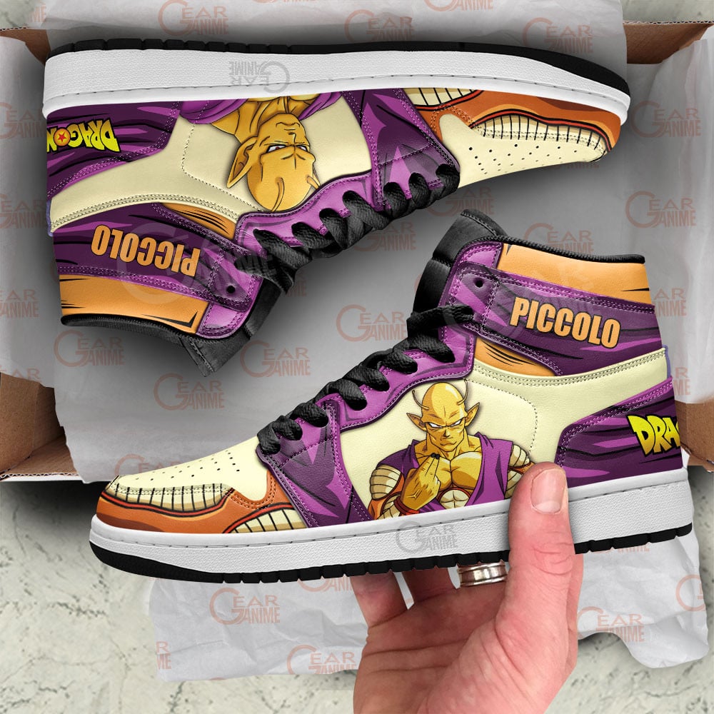 Dragon Ball Super Piccolo Orange Anime Shoes, Air Jordan Hightop