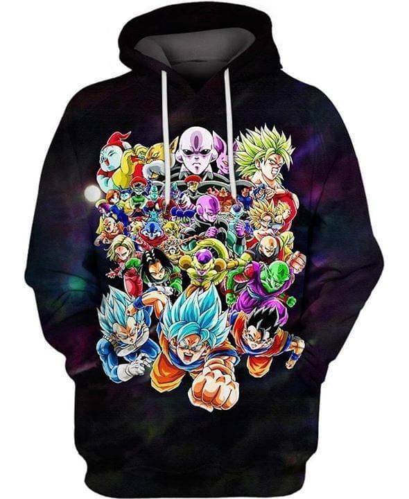 Dragon Ball Super Tournament Of Power Super Saiyan All Over Printed Hoodie Hoodie