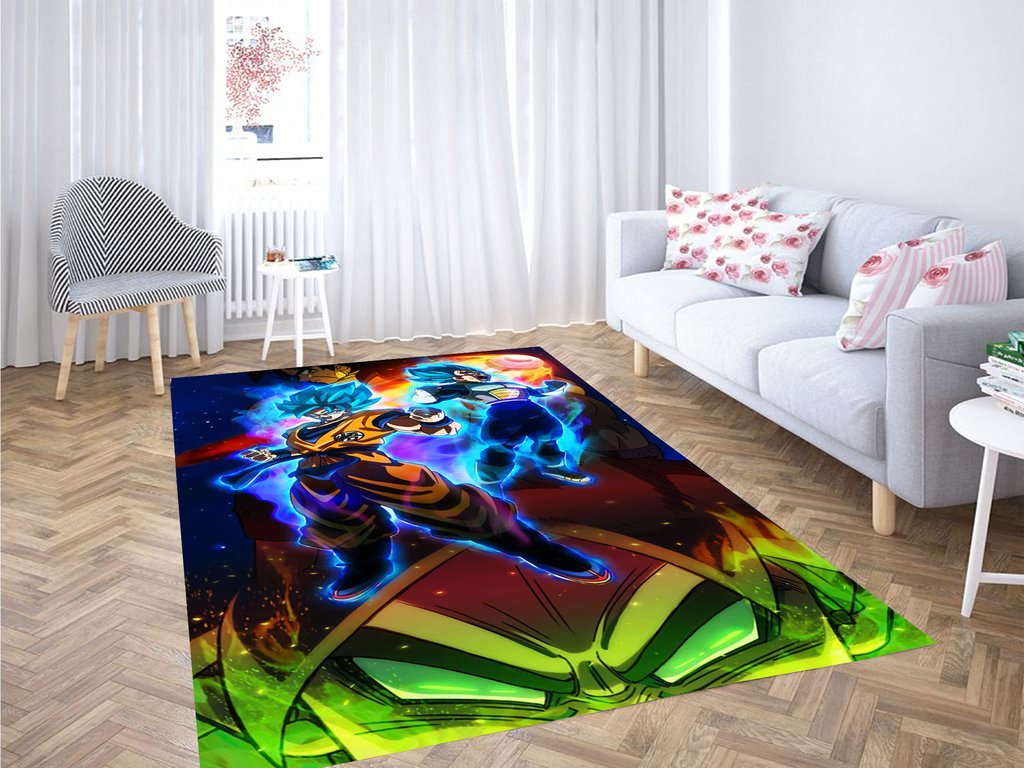 Dragon Ball Super Wallpaper Living Room Modern Carpet Rectangle Rug