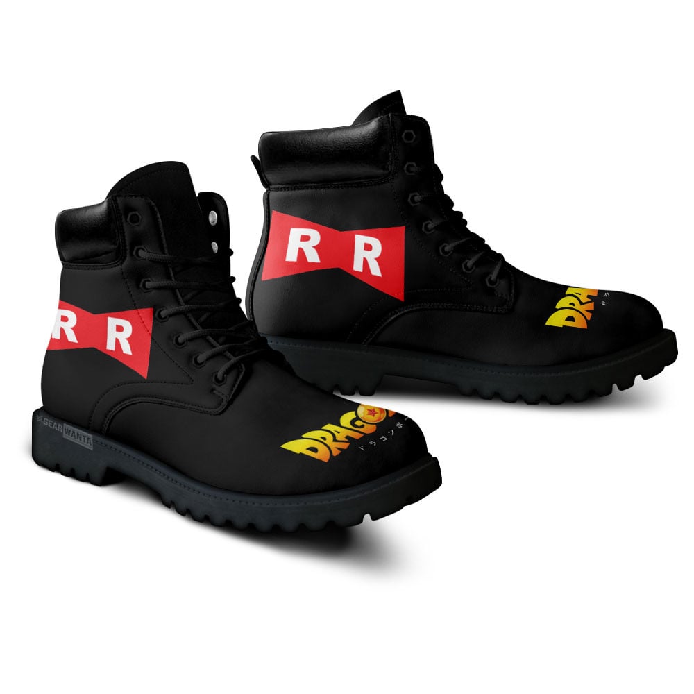 Dragon Ball The Red Ribbon Army Symbol Boots Anime Custom Shoes