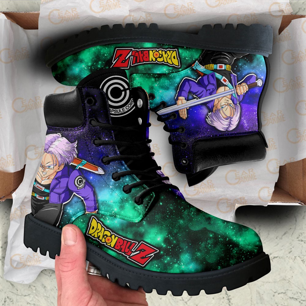 Dragon Ball Trunks Boots Anime Custom Shoes Galaxy Style
