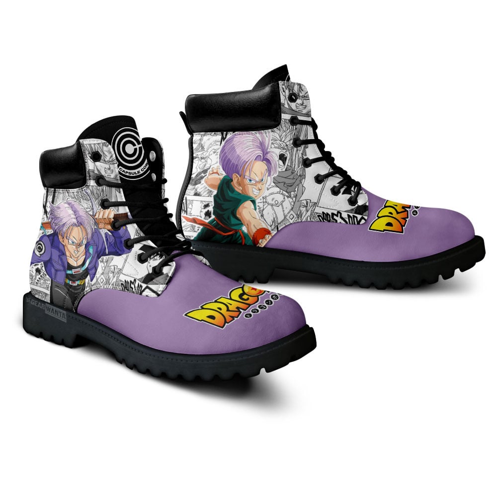 Dragon Ball Trunks Boots Custom Manga Anime Shoes