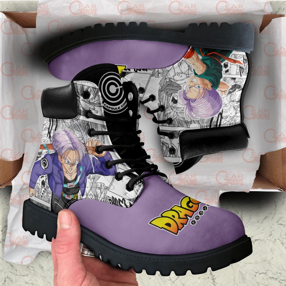 Dragon Ball Trunks Boots Custom Manga Anime Shoes