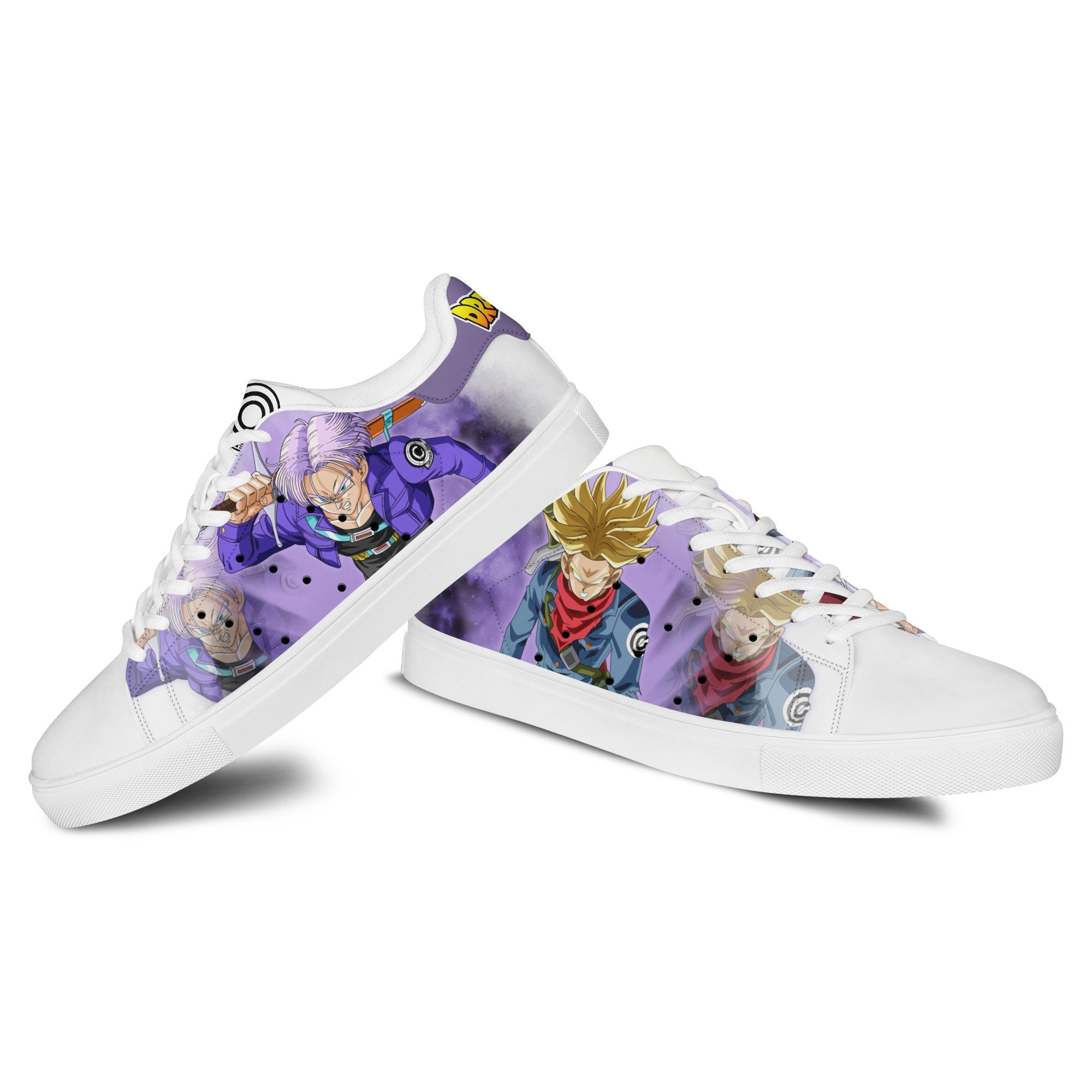 Dragon Ball Trunks Skate Sneakers Custom Anime Shoes Perfect Gift Idea