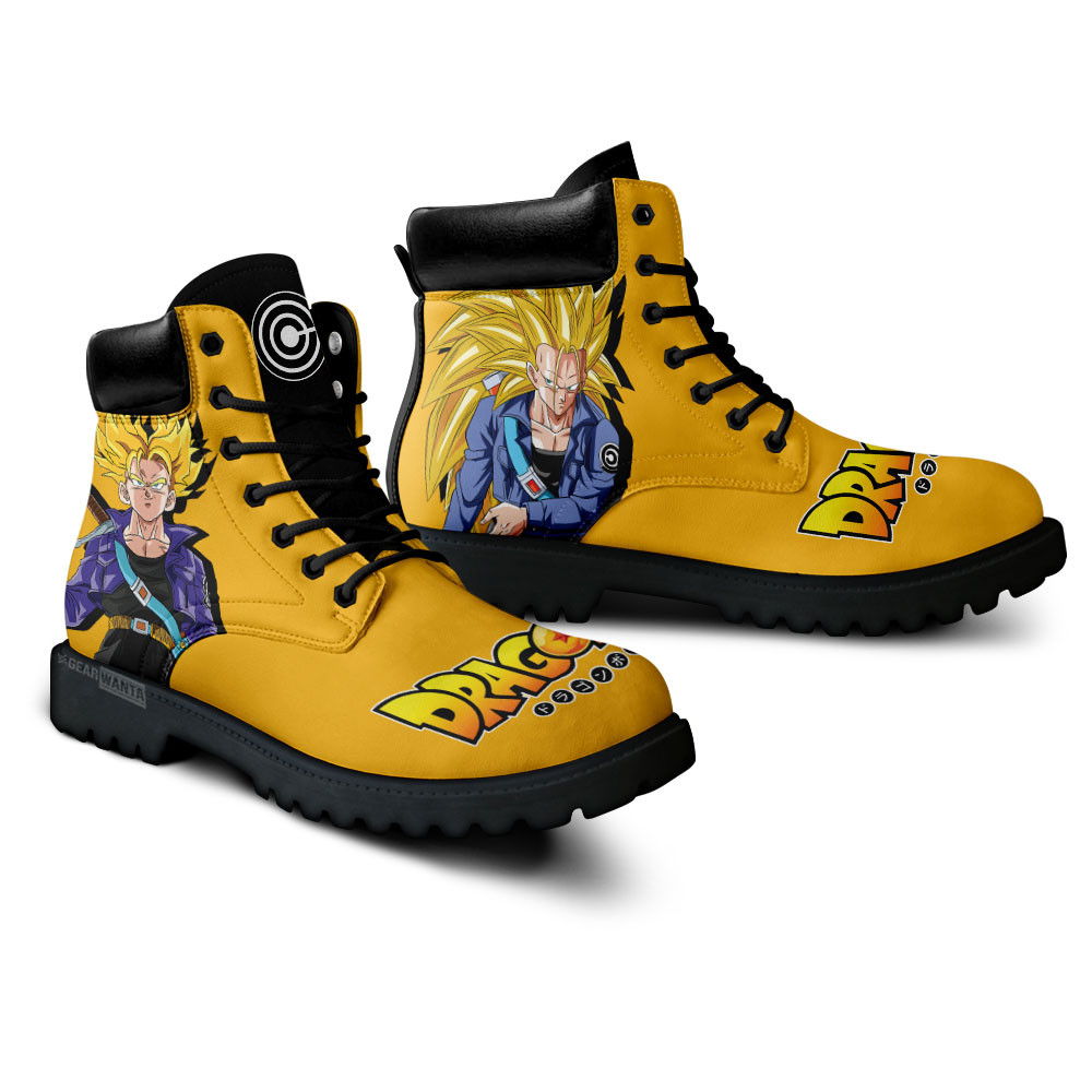 Dragon Ball Trunks Super Saiyan Boots Anime Custom Shoes