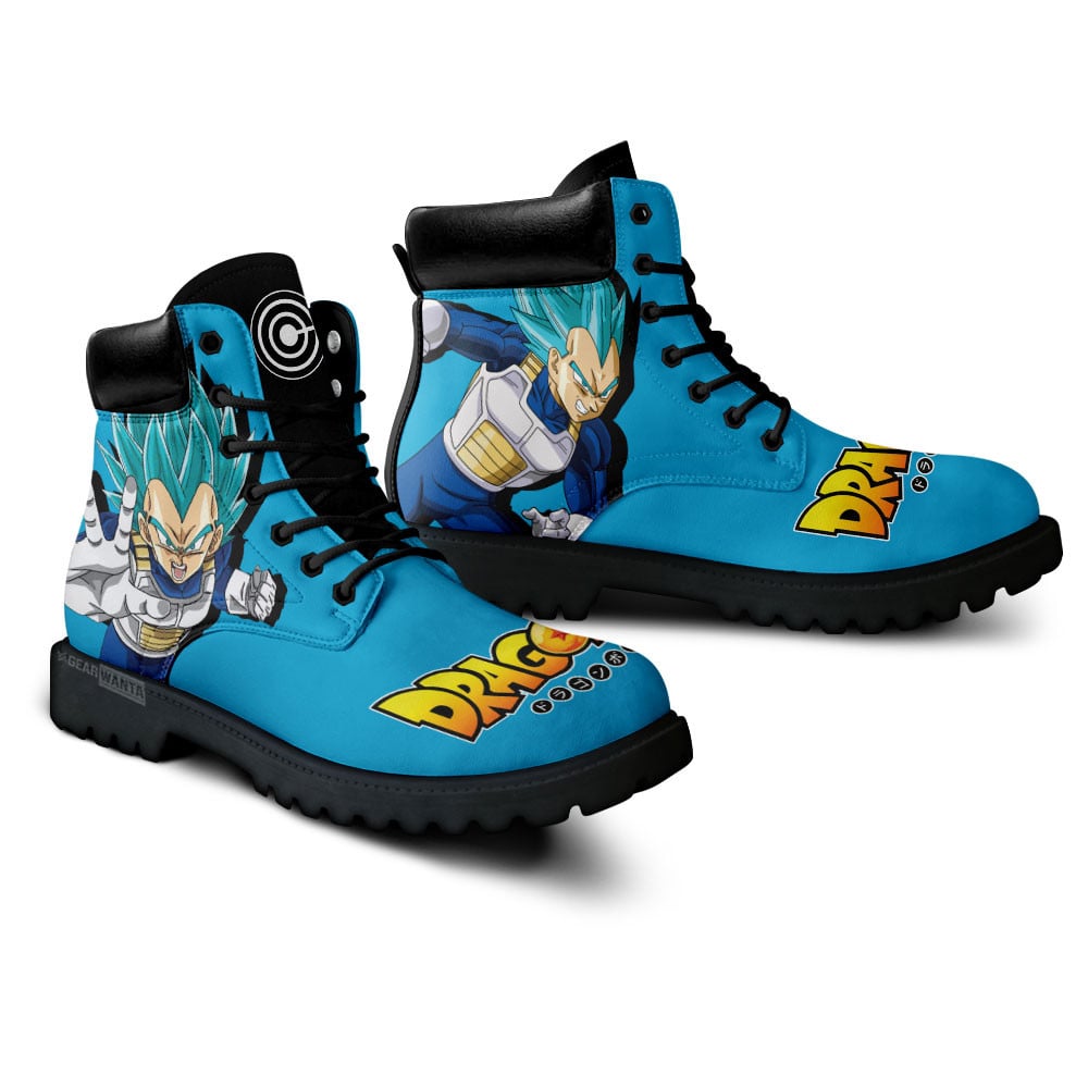 Dragon Ball Vegeta Blue Boots Anime Custom Shoes