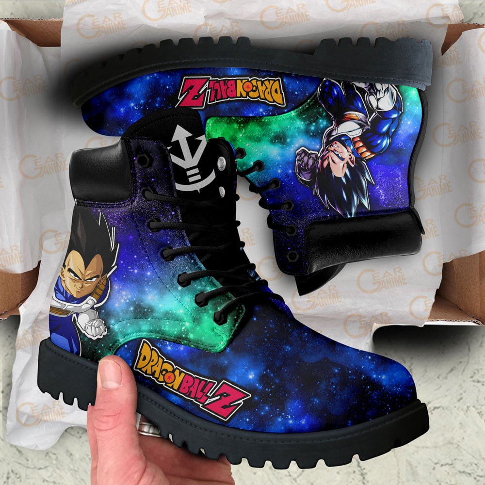 Dragon Ball Vegeta Boots Anime Custom Shoes Galaxy Style
