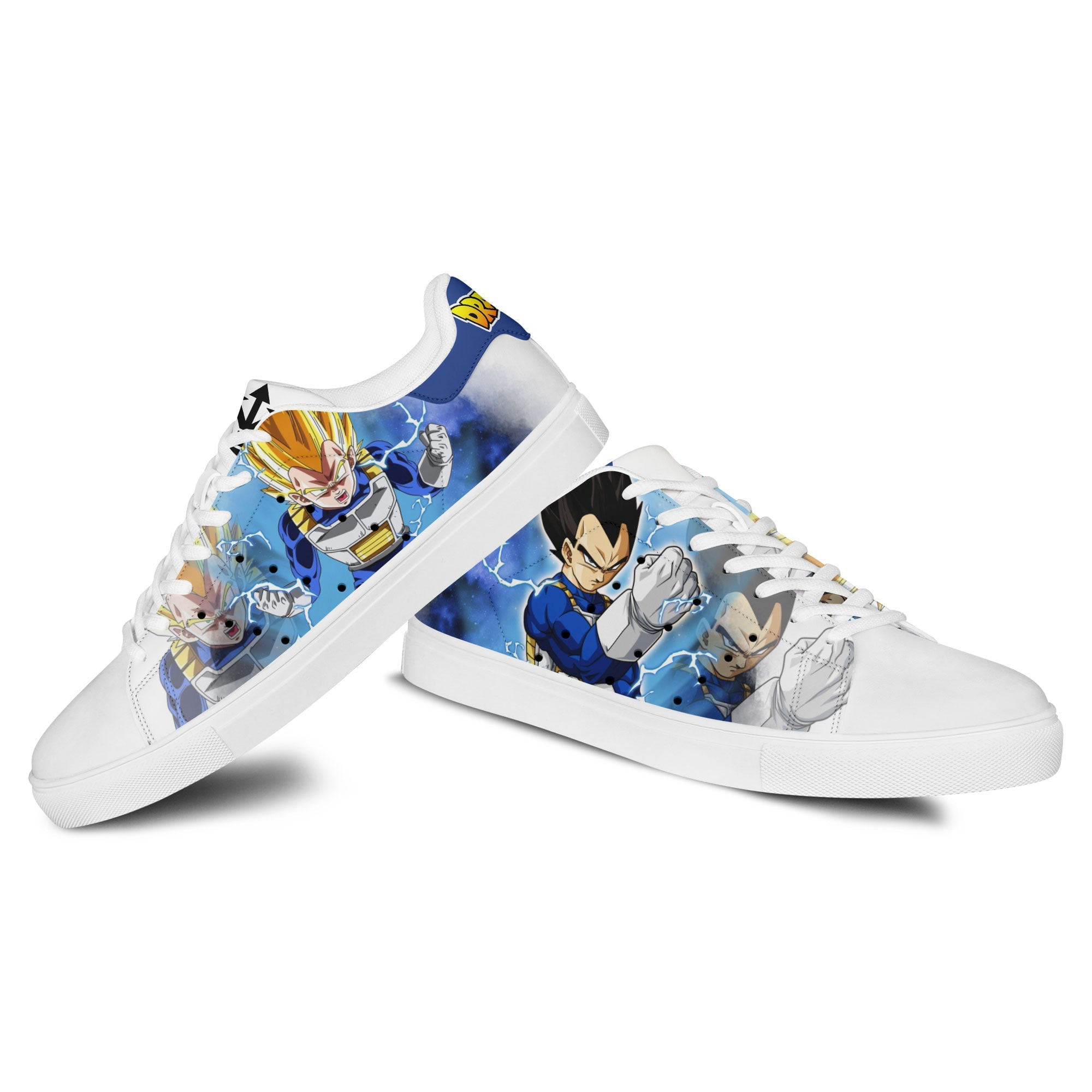 Dragon Ball Vegeta Skate Sneakers Custom Anime Shoes
