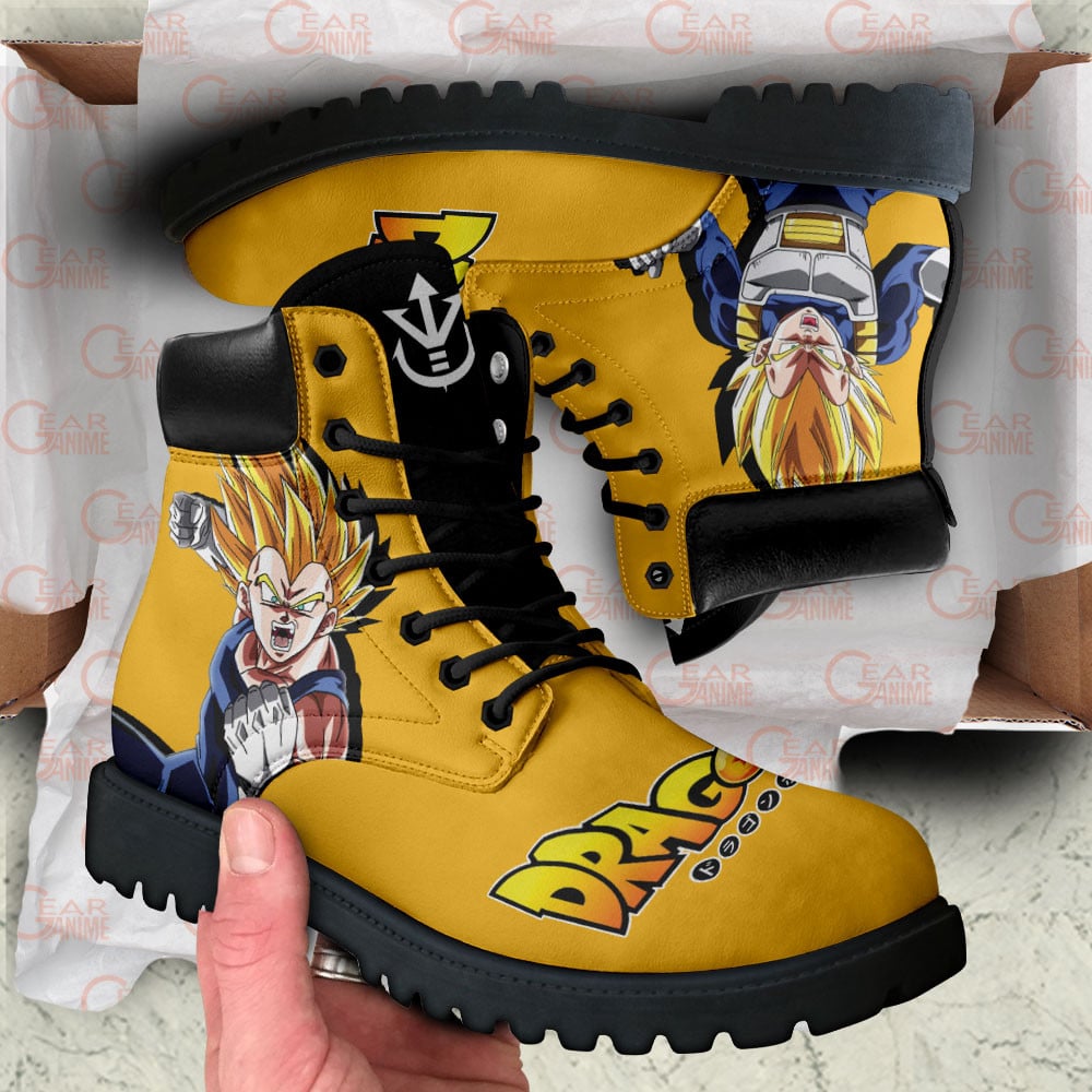 Dragon Ball Vegeta Super Saiyan Boots Anime Custom Shoes