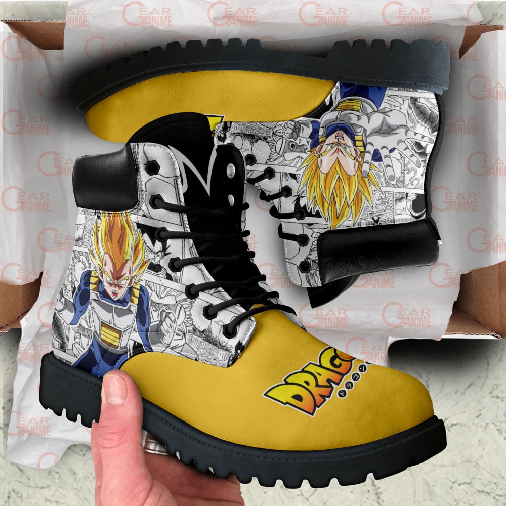 Dragon Ball Vegeta Super Saiyan Boots Custom Manga Anime Shoes