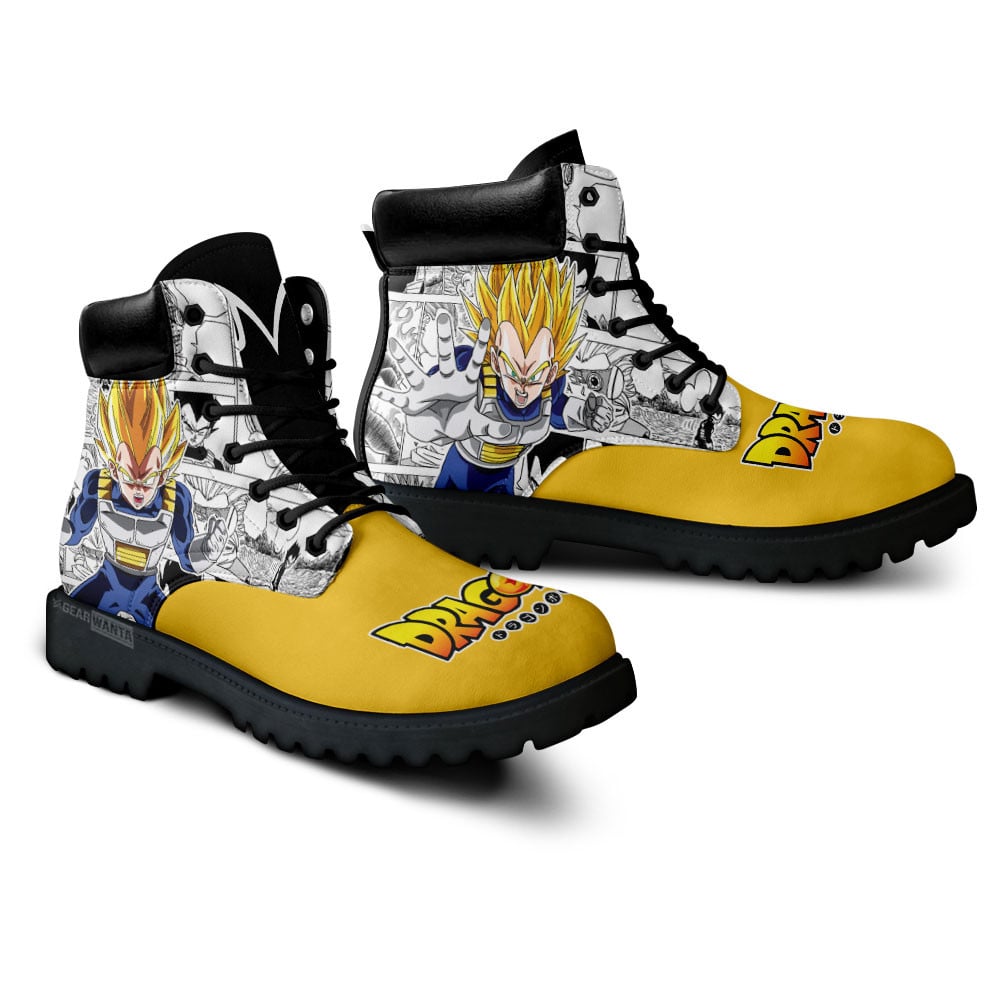Dragon Ball Vegeta Super Saiyan Boots Custom Manga Anime Shoes