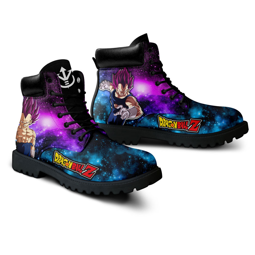 Dragon Ball Vegeta Ultra Ego Boots Anime Custom Shoes Galaxy Style