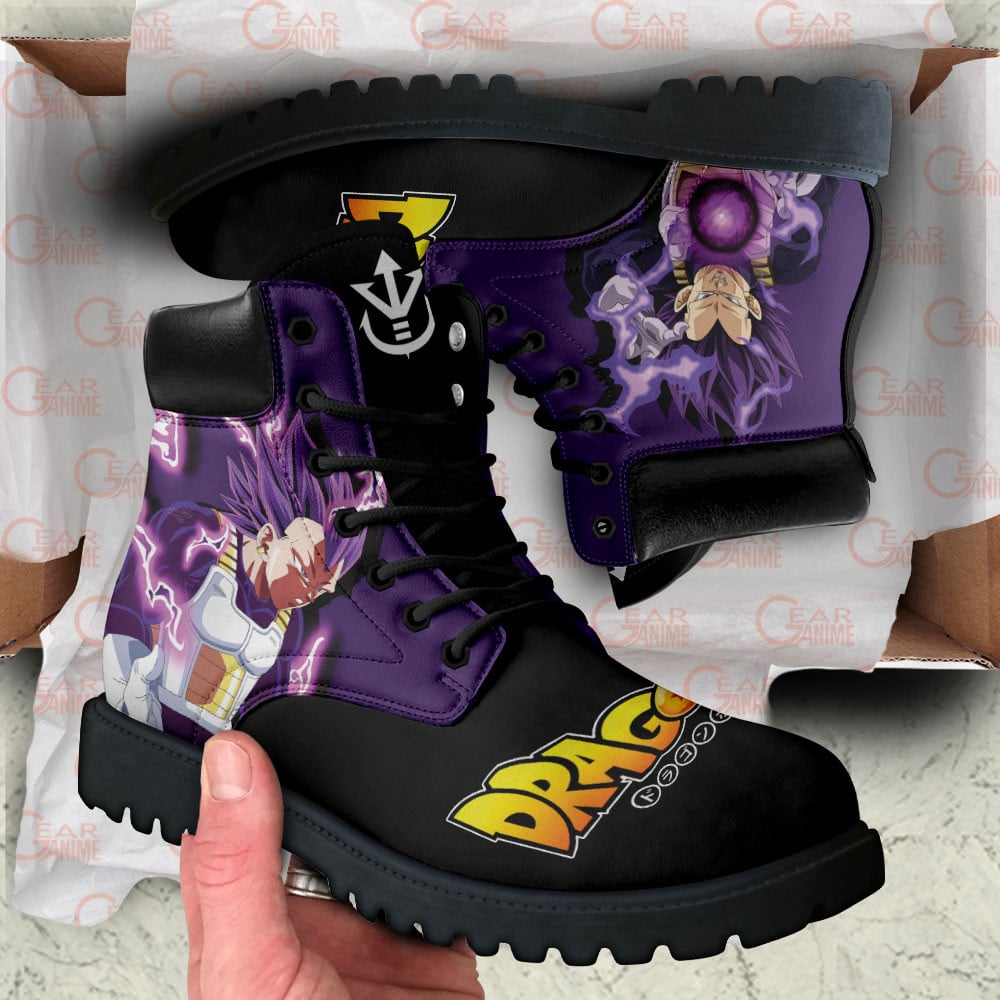 Dragon Ball Vegeta Ultra Ego Boots Anime Custom Shoes