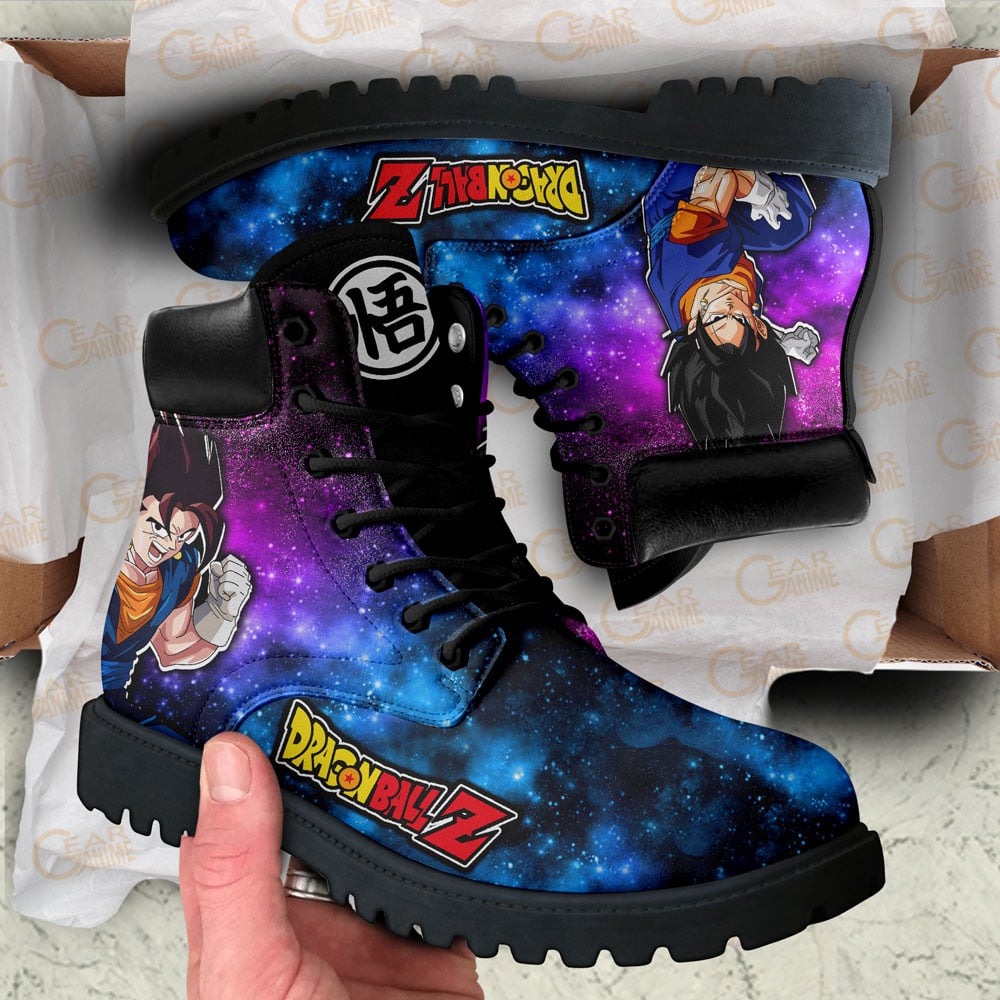 Dragon Ball Vegito Boots Anime Custom Shoes Galaxy Style