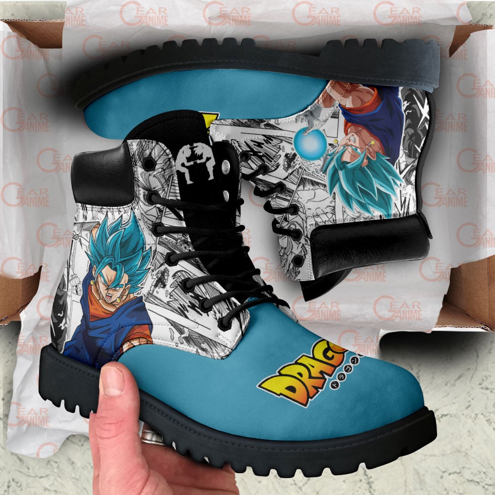 Dragon Ball Vegito Boots Custom Manga Anime Shoes