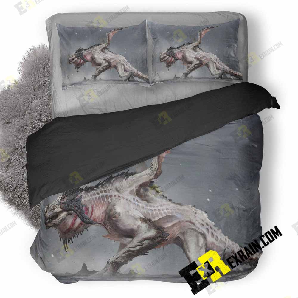 Dragon God Of War Concept Art Fr 3D Customized Duvet Cover Bedding Set