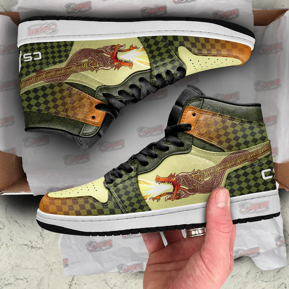 Dragon Lore Counter-Strike Skins JD Sneakers Shoes For Fans, Air Jordan Hightop