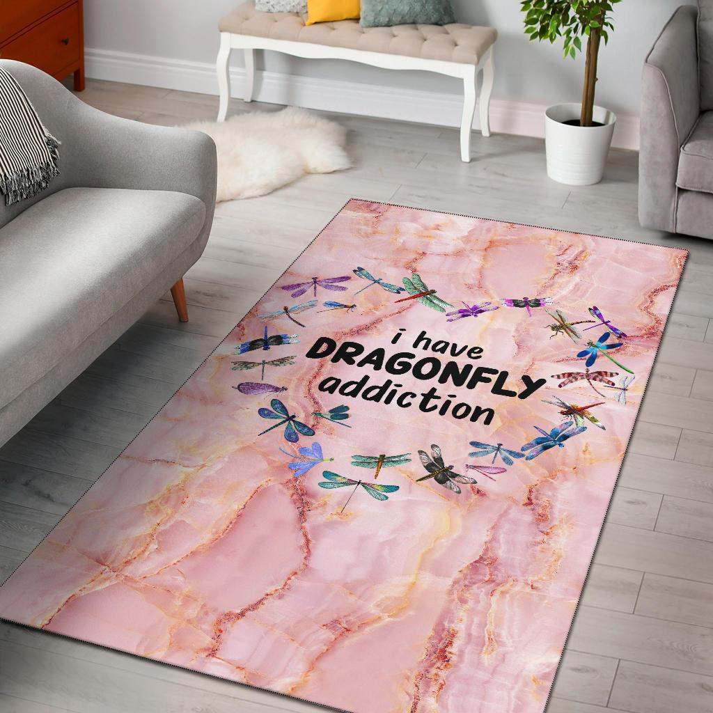 Dragonfly Addiction Limited Edition Rectangle Rug